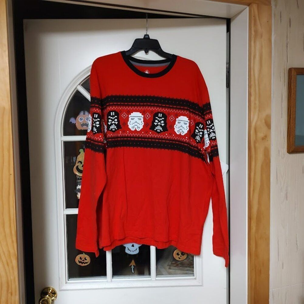 New Disney Star Wars Red Pajama Set Size Men's 2XL